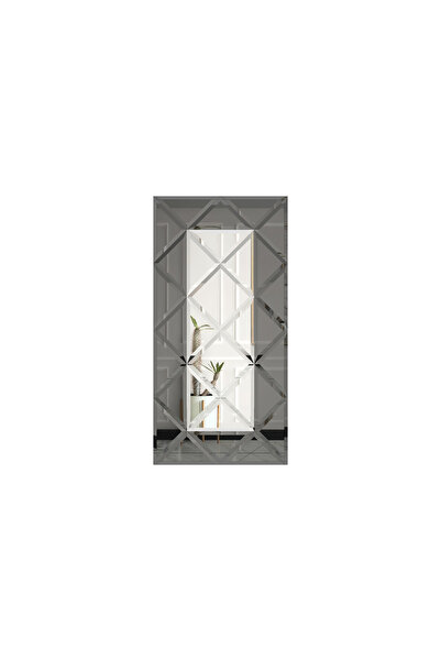 POTRO Oglinda cu fazeta 80 x 160 cm Gri-Argintiu