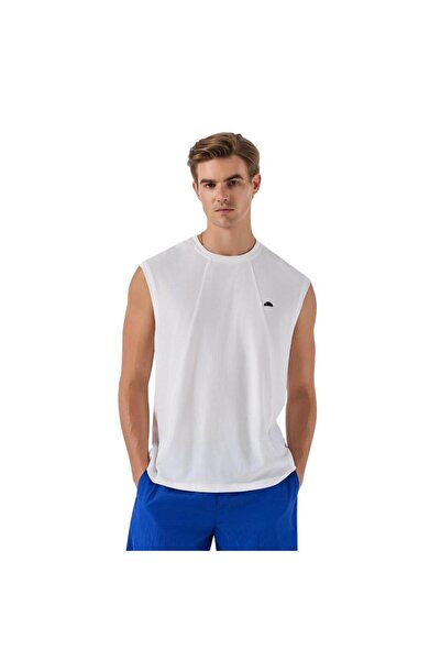 Ellesse 6SM5041-OF Ανδρικό Αθλητικό Μπλουζάκι - Εκρού