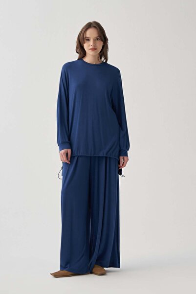 ALLDAY Τουνίκ με λεπτομέρεια από ίνδικο ύφασμα και στοπέρ