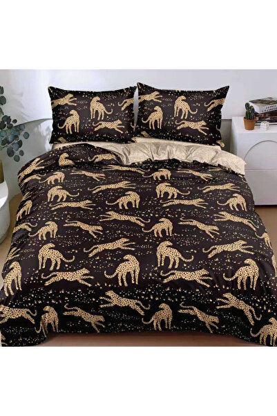 OEM Bed linen for double bed 2 people, 4 pieces, JHN, Satin cotton, AURA-0622