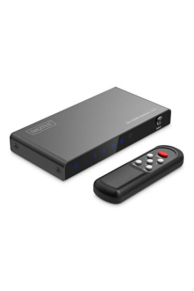 Digitus Ds-55333 3 Port Input 1 Port Output HDMI to HDMI 8K 60Hz Hdr Hdcp 2.3...