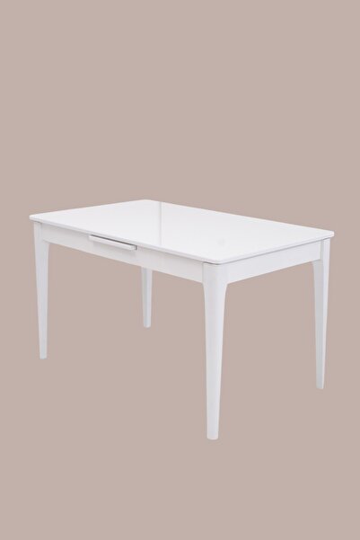 Erz Design Paris Lak Panel MDF Otomatik Açılır Mutfak Masası 80x130cm