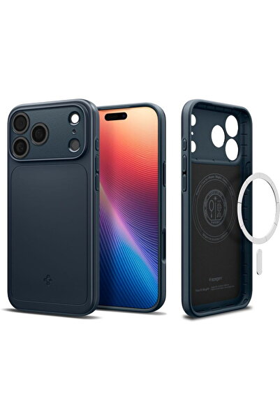 Spigen Husa pentru iPhone 17 Pro Max - Thin Fit MagSafe - Metal Slate