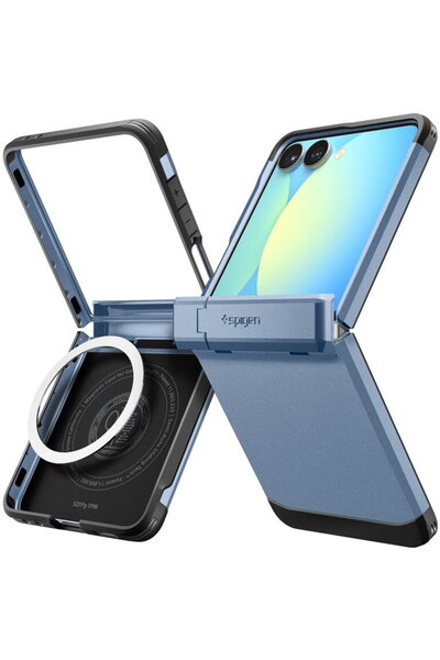 Spigen Tough Armor Pro MagSafe, sierra blue - Samsung Galaxy Z Flip7