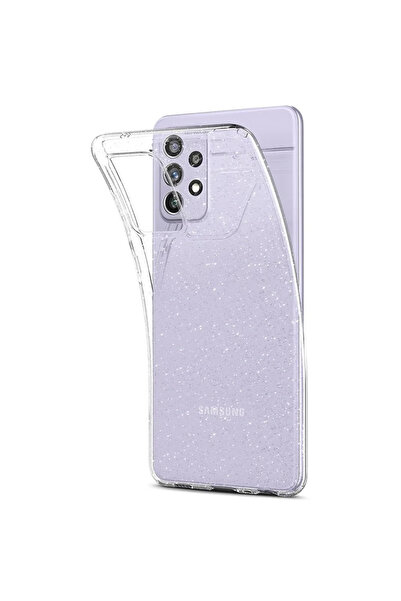 Spigen Cristal lichid Galaxy A72 cu sclipici
