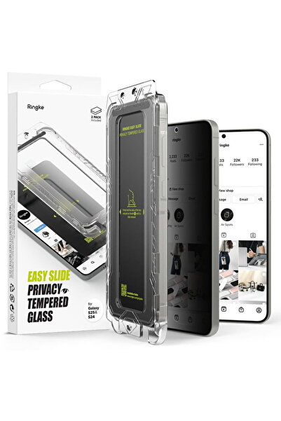 Ringke EASY SLIDE PACHET DE 2 HUSE DE CONFIDENИљIALITATE PENTRU GALAXY S25