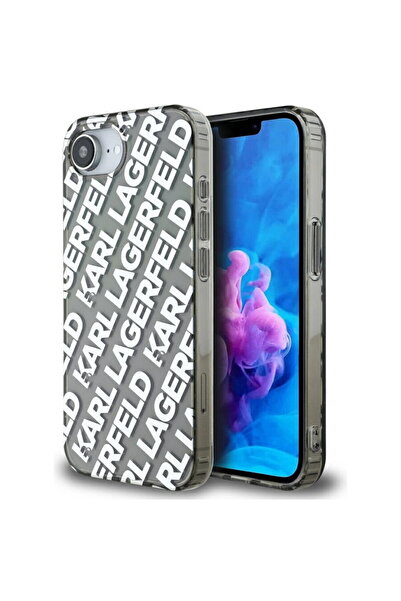 Karl Lagerfeld Husa pentru iPhone 16e - IML Luxury (KLHCPSE4HKFOEMS) - Silver...