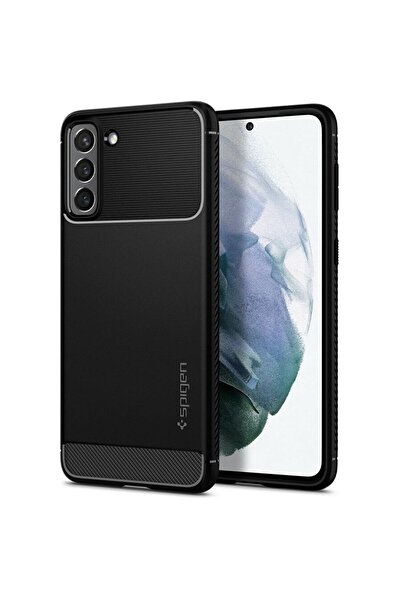 Spigen Husa Rugged Armor Samsung Galaxy S21 Negru Mat