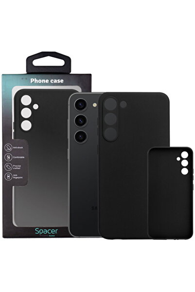Spacer Husa Samsung Galaxy S23 Plus Spacer, negru, grosime 1.5mm, material fl...