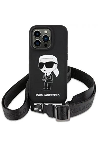 Karl Lagerfeld KLHCP15SSCBSKNK iPhone 15 6.1" hardcase black/black Cross...