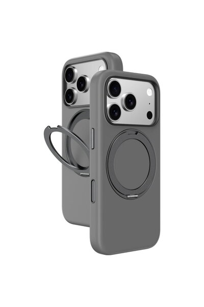 Amazingthing Husă Cloudie pentru iPhone 17 Pro cu suport - Gri