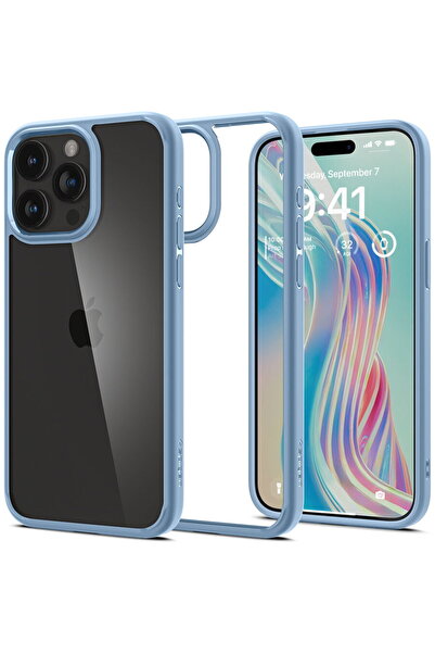 Spigen Crystal Hybrid, navy blue - iPhone 15 Plus