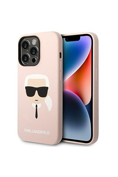 Karl Lagerfeld Husa telefon pentru iPhone 14 Pro, Karl Head, MagSafe, Silicon...