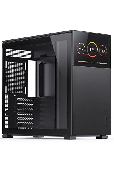 jonsbo D41 STD Screen, Middle Tower, Fara sursa, ATX, Display frontal TFT 8" ...