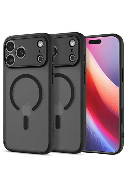 Spigen Ultra Hibrid MagSafe, negru mat - iPhone 17 Pro