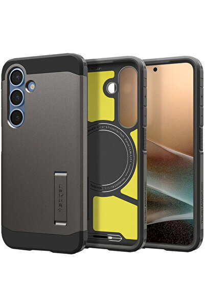 Spigen Husa pentru Samsung Galaxy S25 - Tough Armor MagSafe - Gunmetal