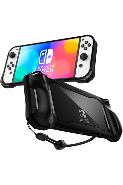 Spigen Protecție robustă Nintendo Switch OLED Negru Mat
