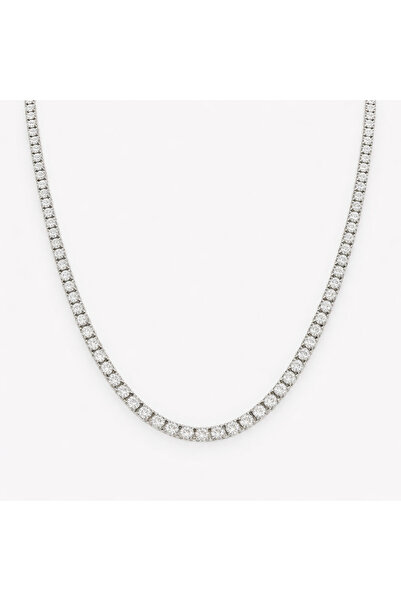 Novvu Κολιέ τένις 5 χιλιοστά με ασήμι