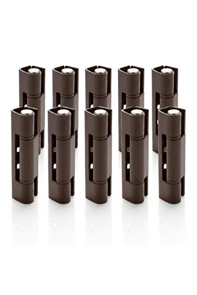 Pvc Pimapen Menteşesi 90 mm 8019 Kahve 10 Lu Set