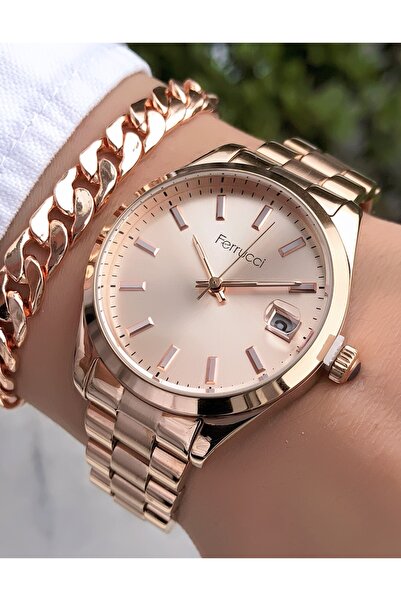 Ferrucci Women's Wristwatch - Adjustable Steel Band - Comes with a Bracelet Gift
