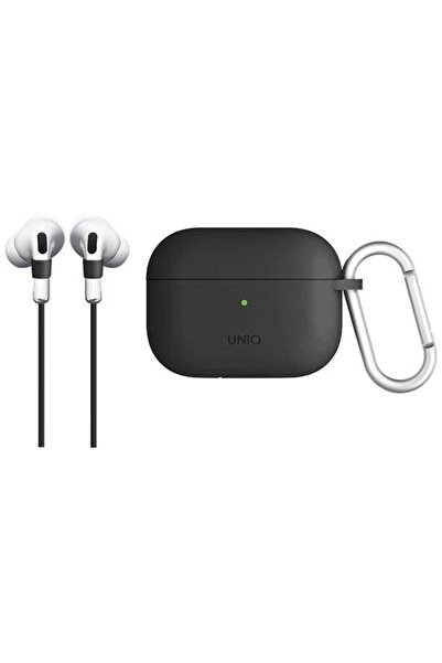 uniq Калъф Vencer за AirPods Pro, силиконов, сив/тъмно сиво въгленово