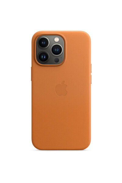 Apple Original Leather iPhone 13 Pro Max, MagSafe, Golden Brown