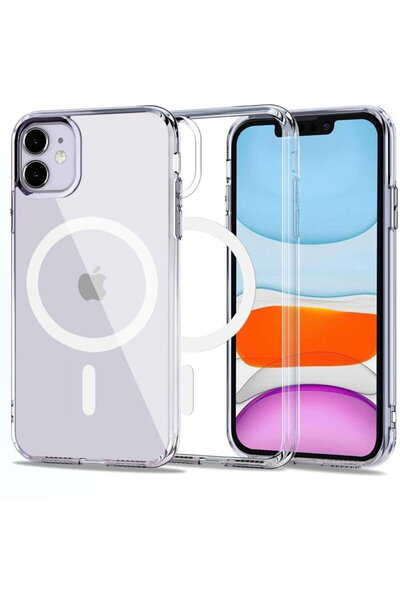 Tech-Protect Husa TPU MAGMAT MAGSAFE pentru Apple iPhone 11, Transparenta