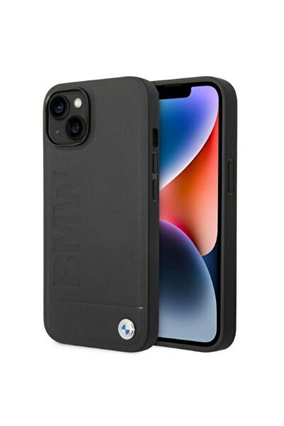 BMW Husă BMHMP14MSLLBK iPhone 14 Plus 6.7 " negru / carcasă rigidă neagr...