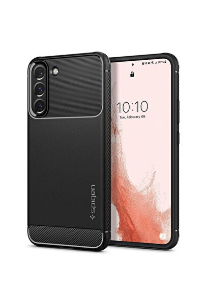 Spigen Husa Rugged Armor Samsung Galaxy S22 Matte Black (antishock)