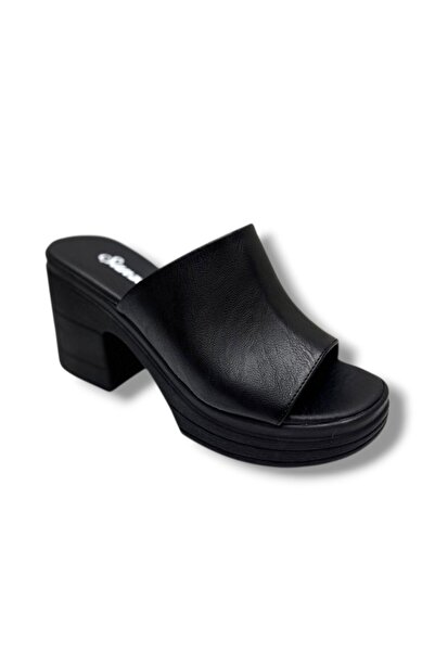 ŞANZELİZE AYAKKABI Chanceller K500-26 Leather Anatomical Padded Heeled Women'...