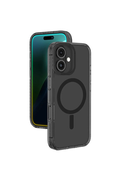 Amazingthing Husă Titan Pro Mag cu Inel Magnetic pentru iPhone 16 - Negru
