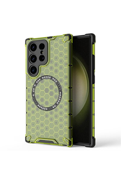 Techsuit Husa transparenta pentru Samsung Galaxy S25 Ultra - HoneyComb Shield...