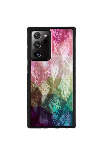 Other Husă iKins pentru Samsung Galaxy Note 20 Ultra, model Water Flower, negru