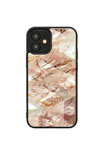 Other Husă iKins pentru Apple iPhone 12 mini marmură roz