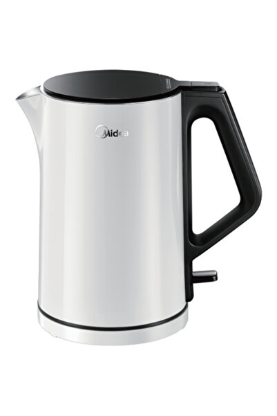 Midea MK-15H01A, Fierbator electric,Alb, 2200 W, 1.5 litri, 24 luni