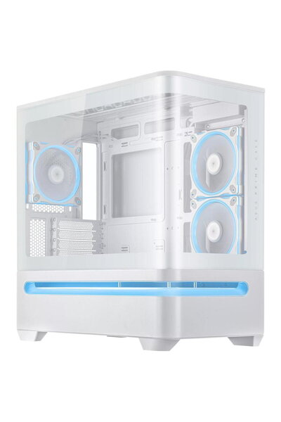 ASUS Carcasă de calculator Prime AP202 ARGB, albă, mini-tower