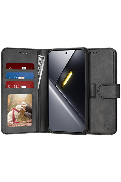 Techsuit Husa pentru Xiaomi Poco X8 Pro Max - Diary Book - Black
