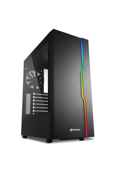 SHARKOON RGB SLIDER White, tower case