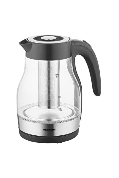 Heinner HEK-TF2200GBK, 1850-2200 W, 1.7 l, Removable filter, Black/Silver