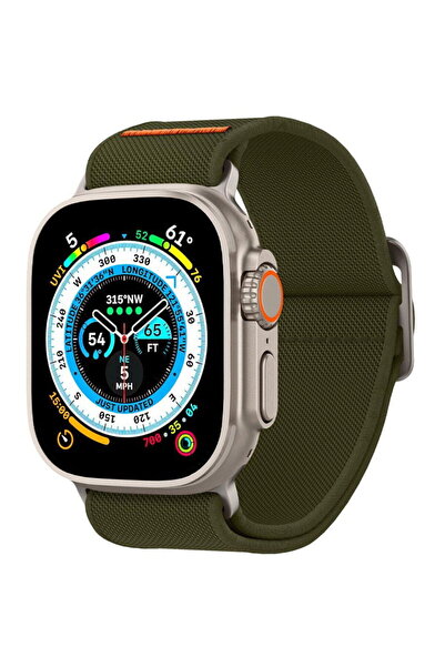 Spigen Curea Fit Lite Ultra pentru Apple Watch 42/44/45/49 mm – kaki (nylon)