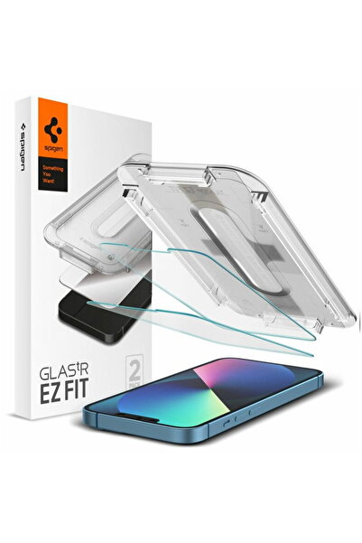 Spigen Folie pentru iPhone 13 mini (set 2) - Glas.TR EZ FIT - Clear