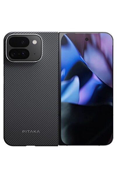PITAKA Husă MagEZ 5, Negru/Gri Twill - Google Pixel 9 Pro Fold