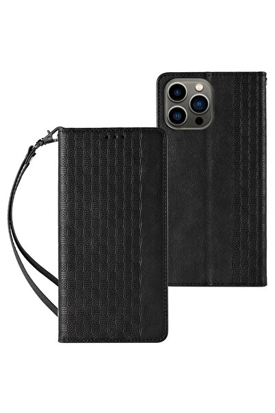 Hurtel Калъф Husa с магнитна каишка за iPhone 14 Plus, тип флип портфейл, с м...