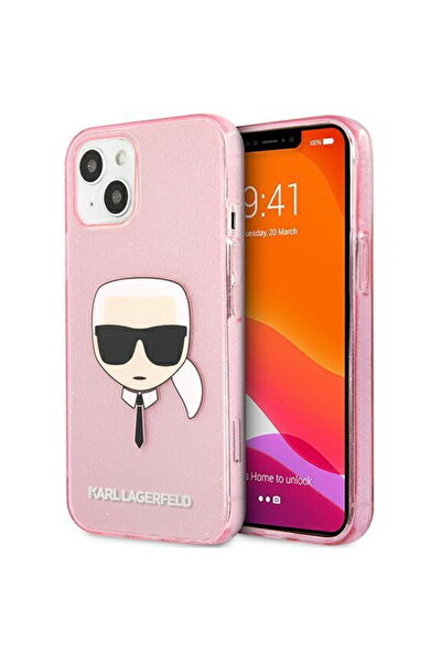 Karl Lagerfeld Husa de protectie TPU Full Glitter Karl Head pentru iPhone 13 ...
