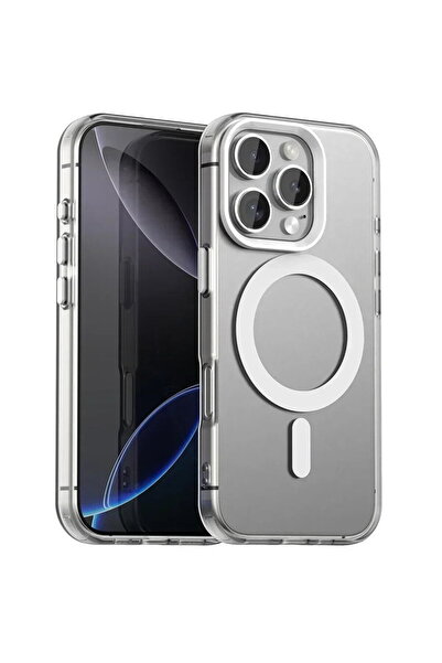 Techsuit Husă pentru iPhone 16 Pro Max - CandyCase MagSafe - Albă