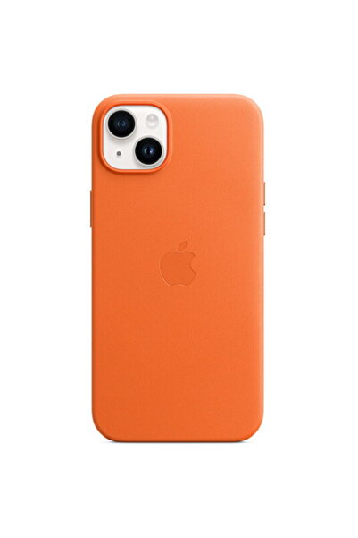 Apple iPhone 14 Plus Leather Case MagSafe - Orange