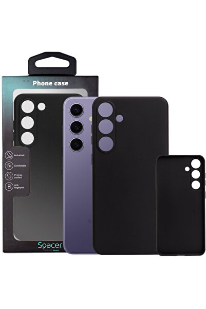 Spacer Husa Samsung Galaxy S24 Plus Spacer, negru, grosime 1.5mm, material fl...