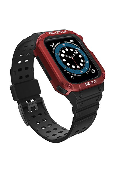 Hurtel Husa Protect Curea cu carcasă pentru Apple Watch 7 / SE (41/40 / 38mm)...
