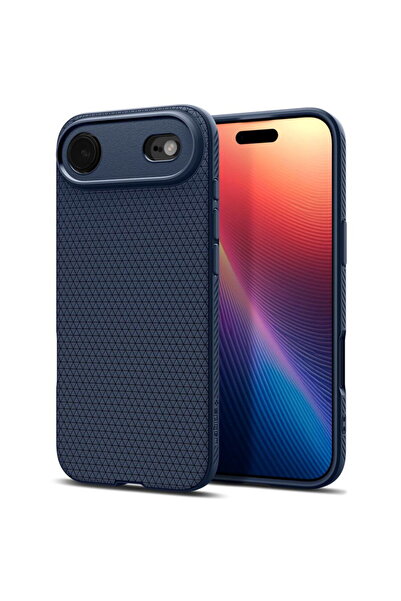 Spigen Husă pentru iPhone 17 Air - Liquid Air - Albastru Marin