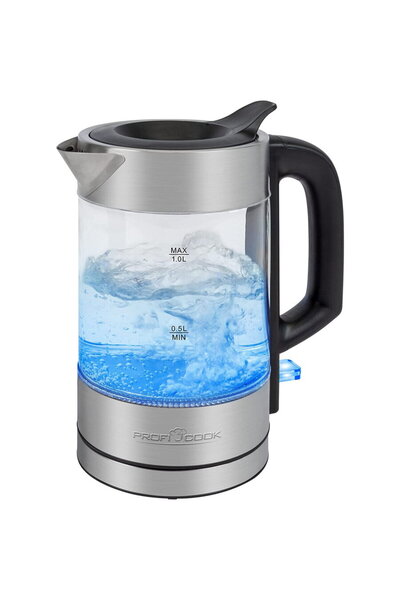 ProfiCook PC-WKS 1229 G, 1600 W, 1 l, Argintiu